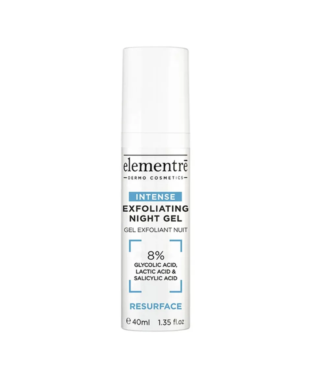 Elementre - Exfoliating Night Gel Intense 8% – 40 ml