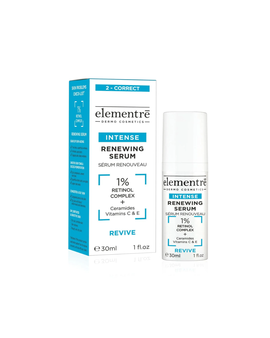 Elementre - Renewing Serum Intense 1% Retinol Complex – 30 ml