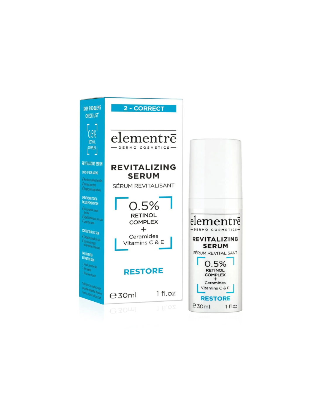Elementre - Revitalizing Serum 0.5% Retinol Complex – 30 ml