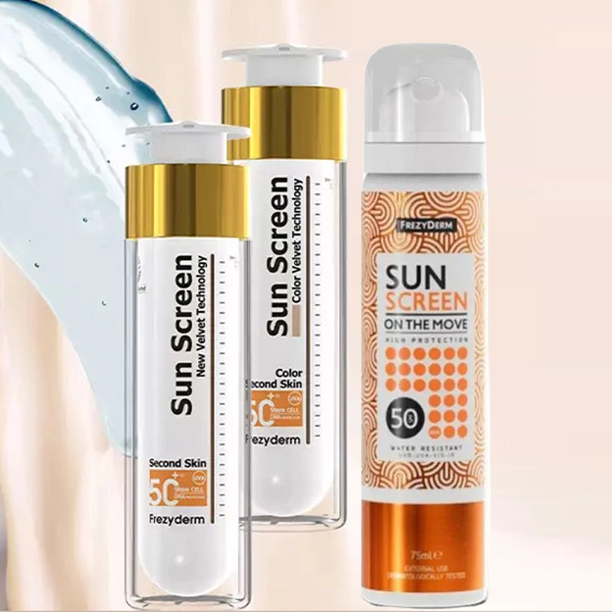 Frezyderm Tinted + Spray (-50%) & Transparent SPF50 Free