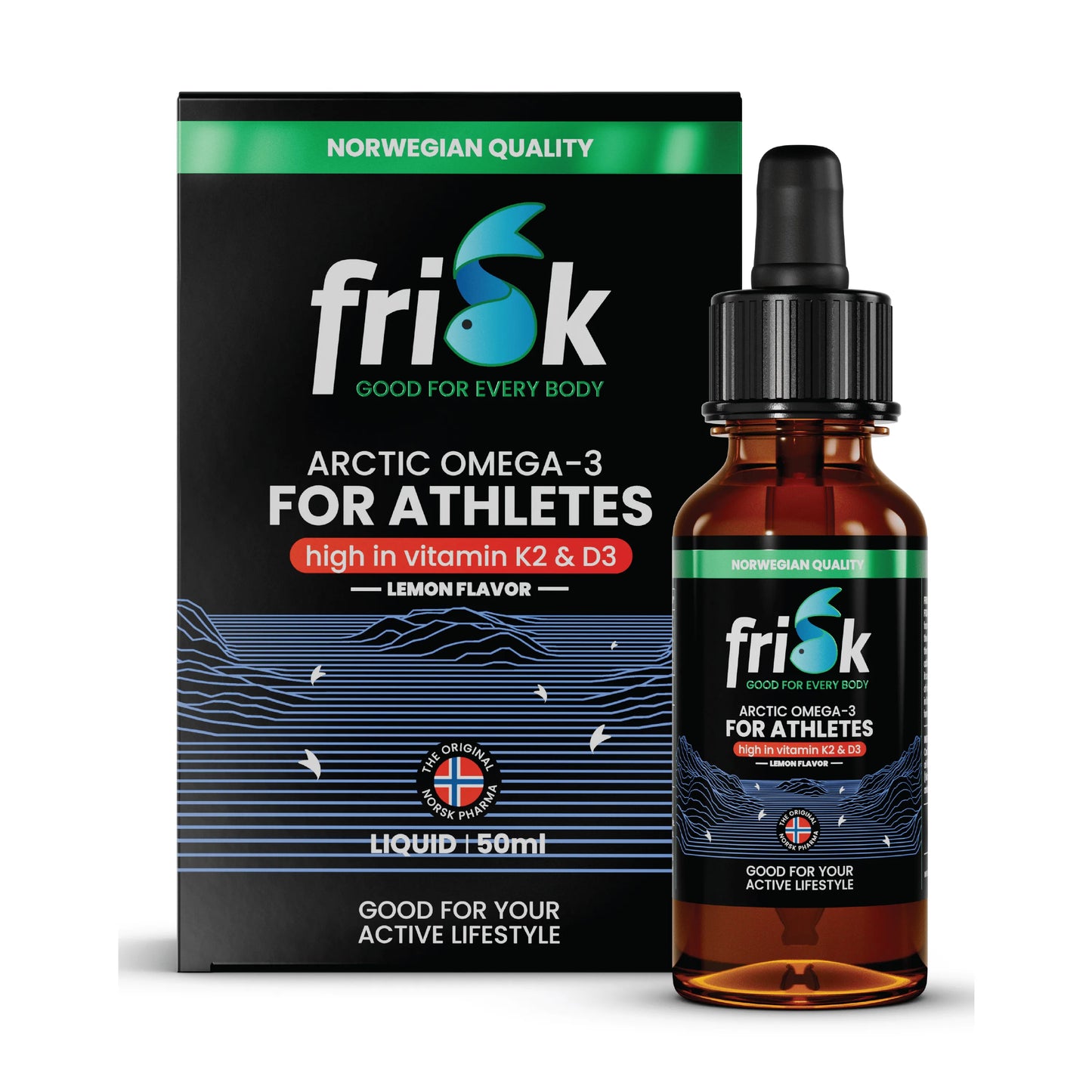 Frisk - Omega-3 for Athletes - GOLDFARMACI