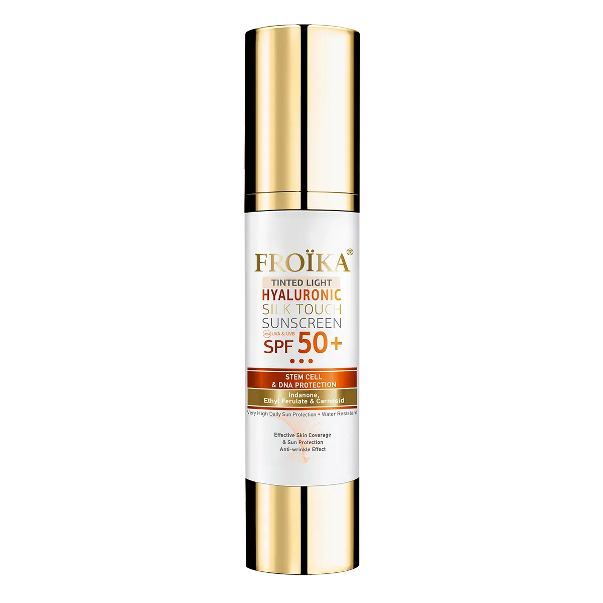 Froika - Hyaluronic Silktouch Sunscreen Tinted Light 50+ - GOLDFARMACI