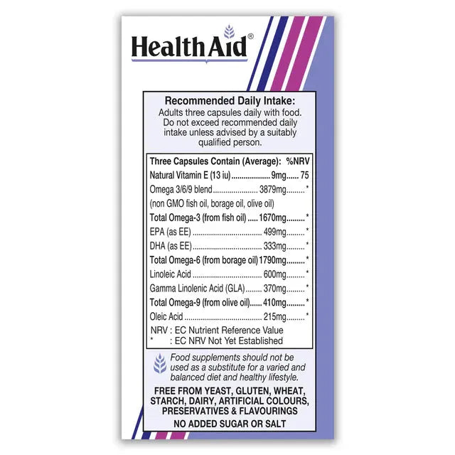 Health Aid - Balanced Omega 3-6-9 - GOLDFARMACI