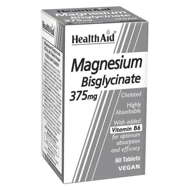 Health Aid - Magnesium Bisglycinate 375mg - GOLDFARMACI