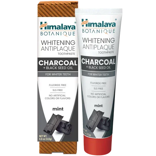 Himalaya - Botanique Whitening Antiplaque Toothpaste Charcoal + Black Seed Oil