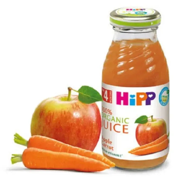Hipp - 100% Organic Juice Apple & Carrot - GOLDFARMACI