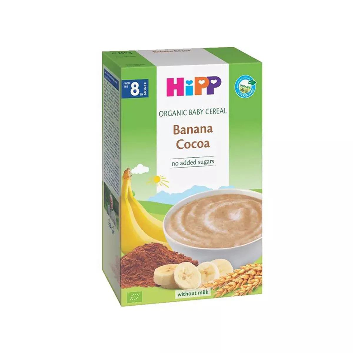 Hipp - Banana Cocoa Baby Cereal (8m+) - GOLDFARMACI
