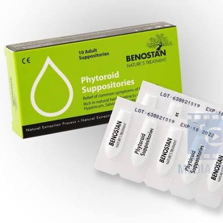 BENOSTAN Phytoroid Suppositories Adult 10'S