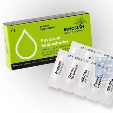 BENOSTAN Phytoroid Adult suppositories, pack of 10