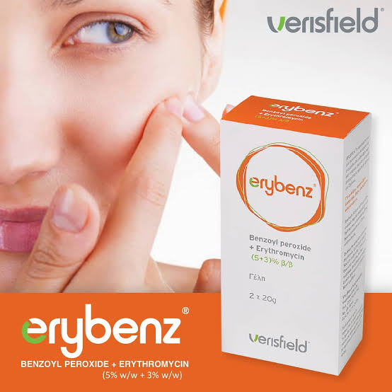 Erybenz Gel Benzoil peroksid + Eritromicinë (5+3)%