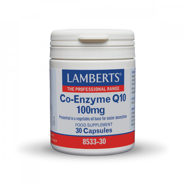 Lamberts Co-Enzyme Q10 100 mg, 30 capsules