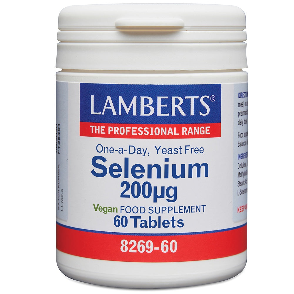 Lamberts Selenium 200 mcg 60 Tablets