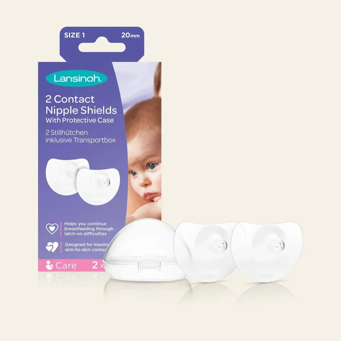 Lansinoh - Contact Nipple Shields Pack of 2 - GOLDFARMACI
