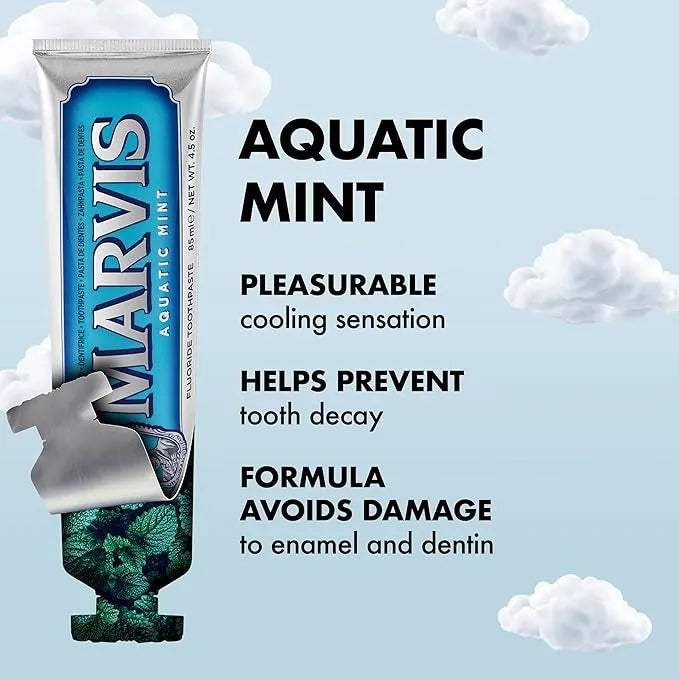 Marvis - Aquatic Mint Toothpaste - GOLDFARMACI