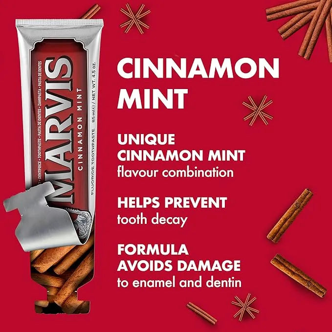Marvis - Cinnamon Mint Toothpaste - GOLDFARMACI