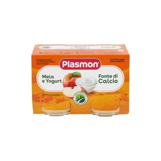 Plasmon – Mela e Yogurt (Apple & Yogurt) Homogenized Baby Food
