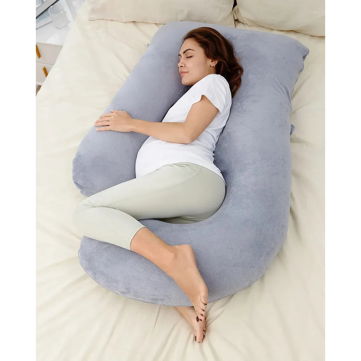 Momcozy - U-Shaped Maternity Body Pillow