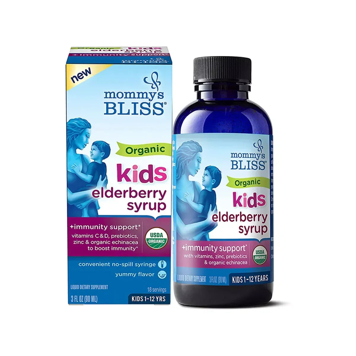 Mommy's Bliss - Kids Elderberry Syrup + Immunity Support - GOLDFARMACI