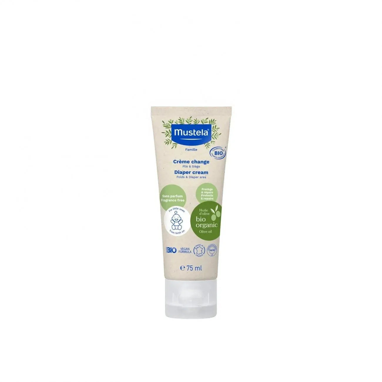 Mustela - Organic Diaper Cream - GOLDFARMACI