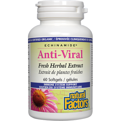 Natural Factors Anti-Viral Potent Fresh Herbal Extract 60 Softgels