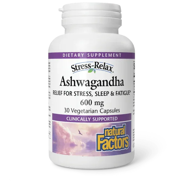 Natural Factors - Ashwagandha 600mg - GOLDFARMACI