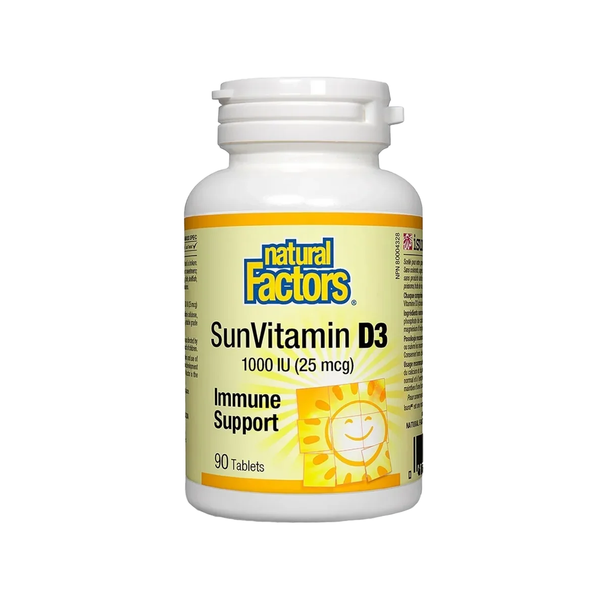 Natural Factors SunVitamin D3 1000 IU 90 Tablets