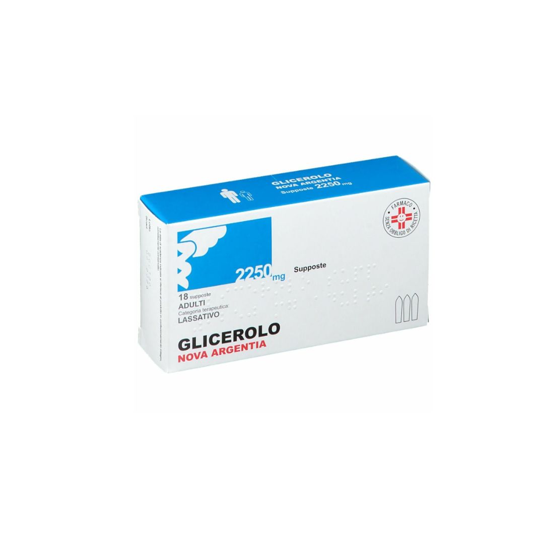 Nova Argentia - Glicerolo Adulti 2250 mg – 18 Suppositories