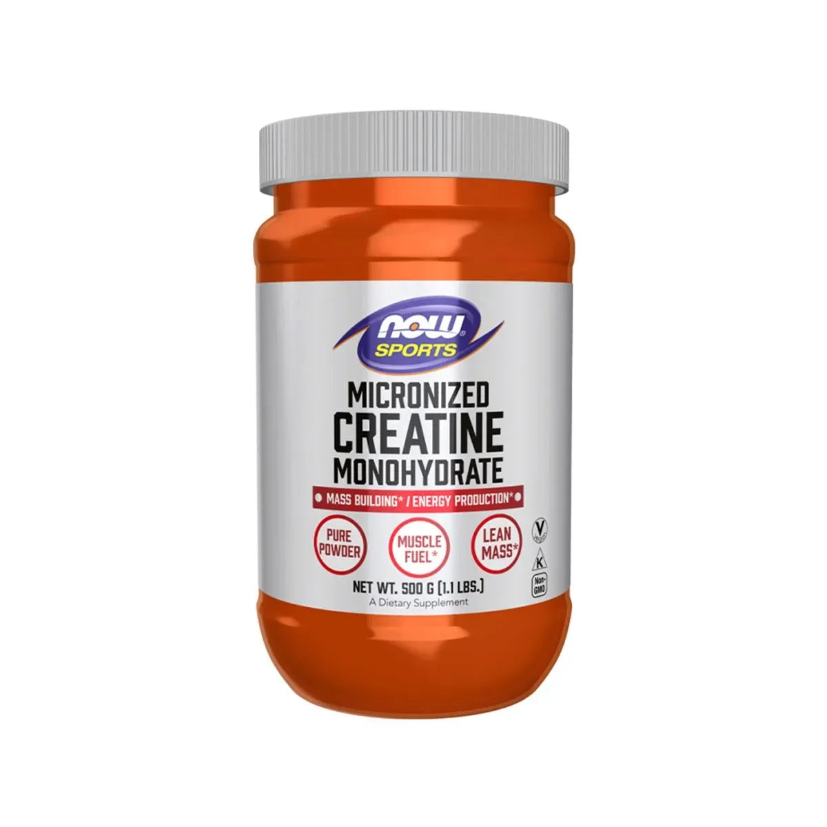 NOW - Creatine Monohydrate Micronized Powder - 500 g