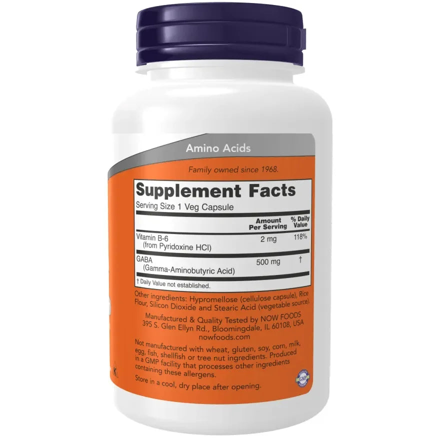 Now - GABA 500 mg - GOLDFARMACI