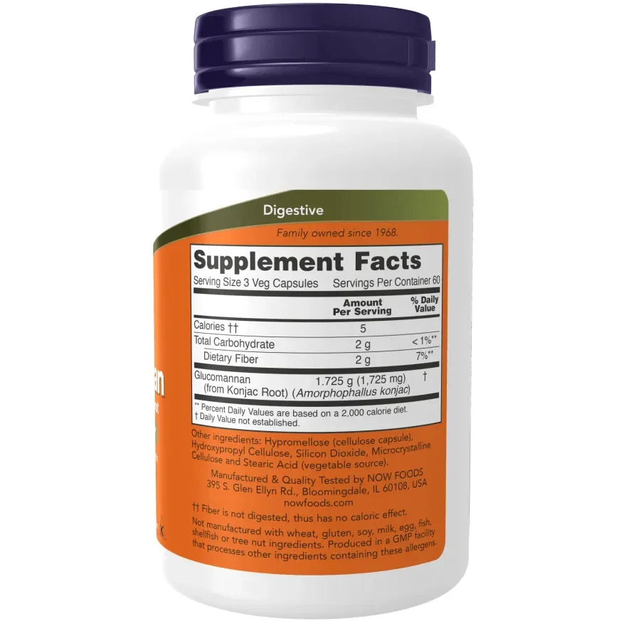 Now - Glucomannan 575 mg - GOLDFARMACI