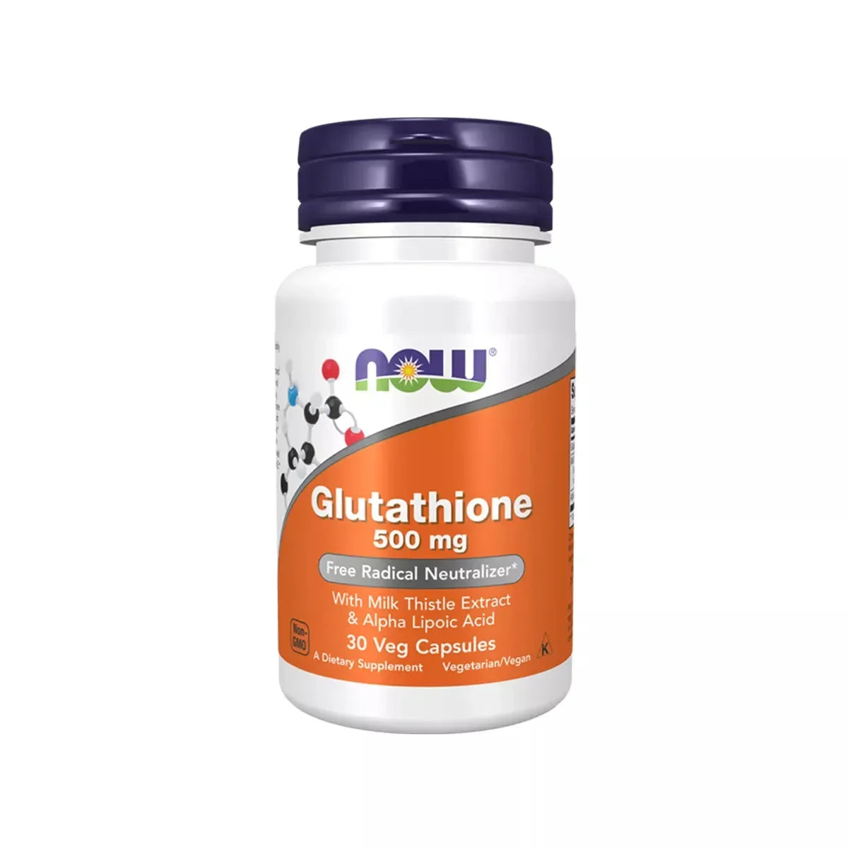 NOW Glutathione 500mg: Powerful Antioxidant Support  GOLDFARMACI