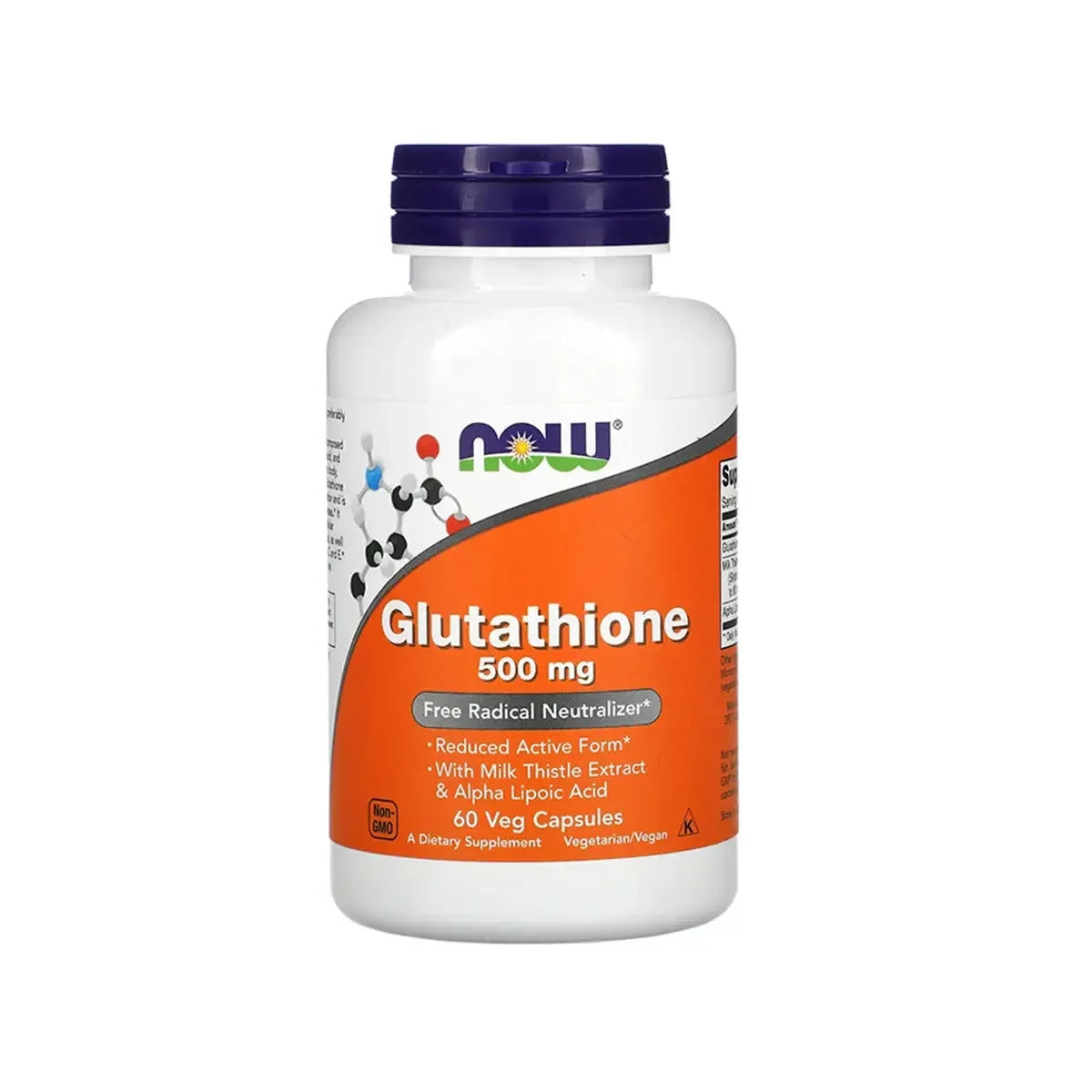 Now - Glutathione 500mg - GOLDFARMACI