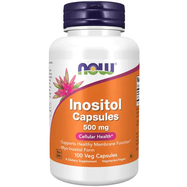 Now - Inositol 500 mg Veg Capsules - GOLDFARMACI