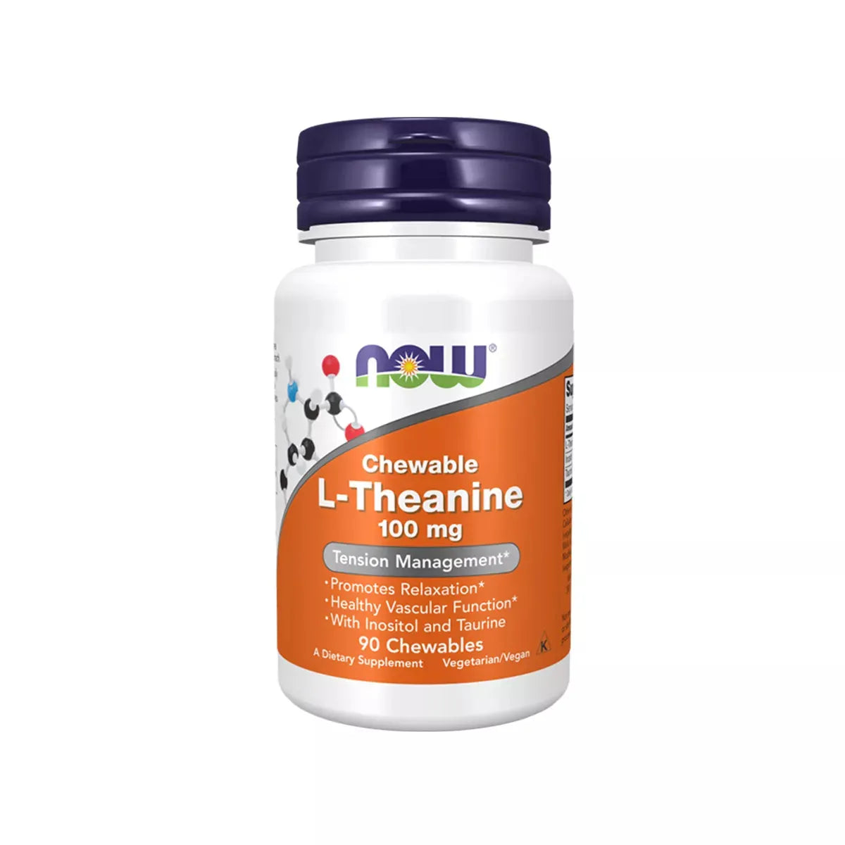 Now - L-Theanine 100 mg Chewables - GOLDFARMACI