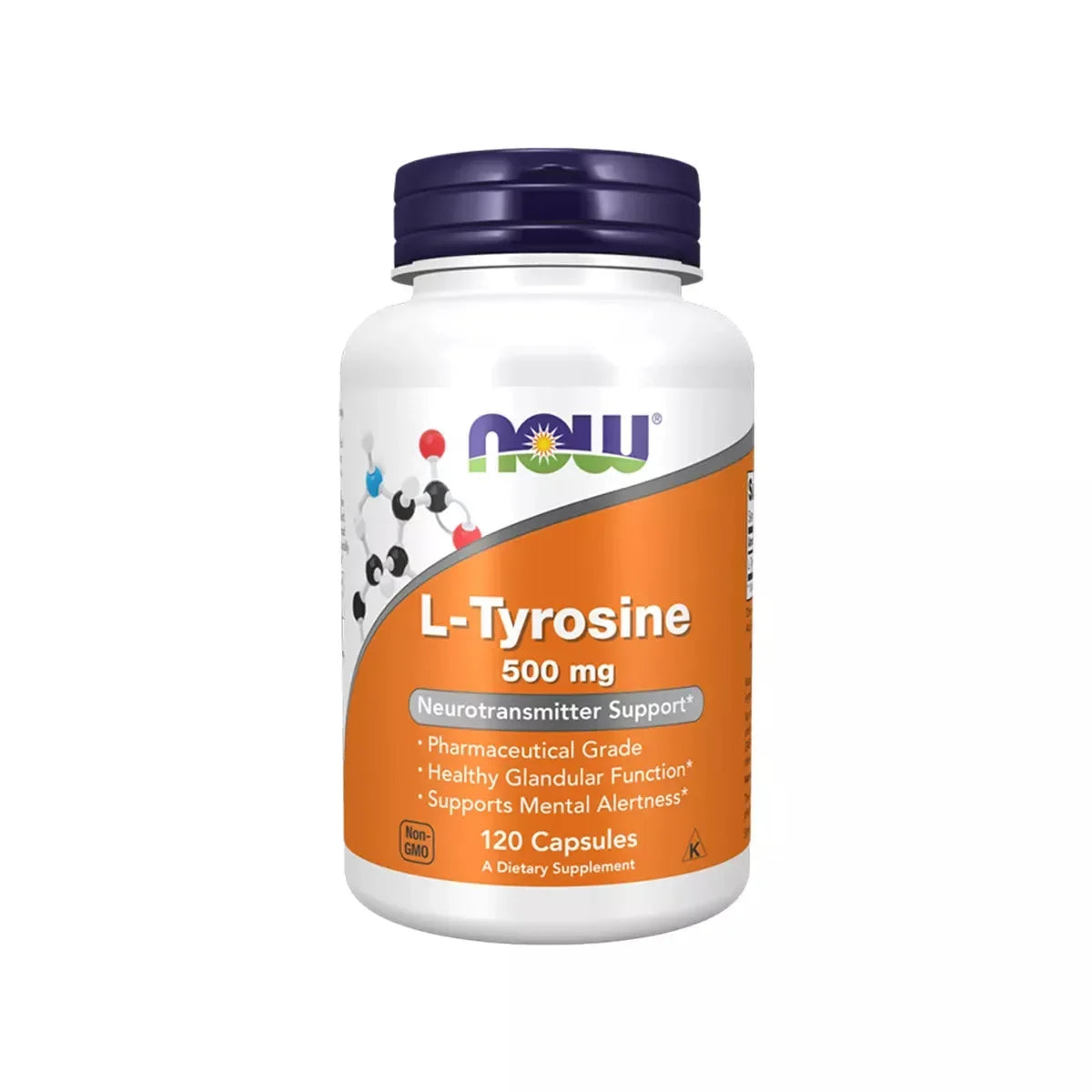 Now - L-Tyrosine 500mg - GOLDFARMACI