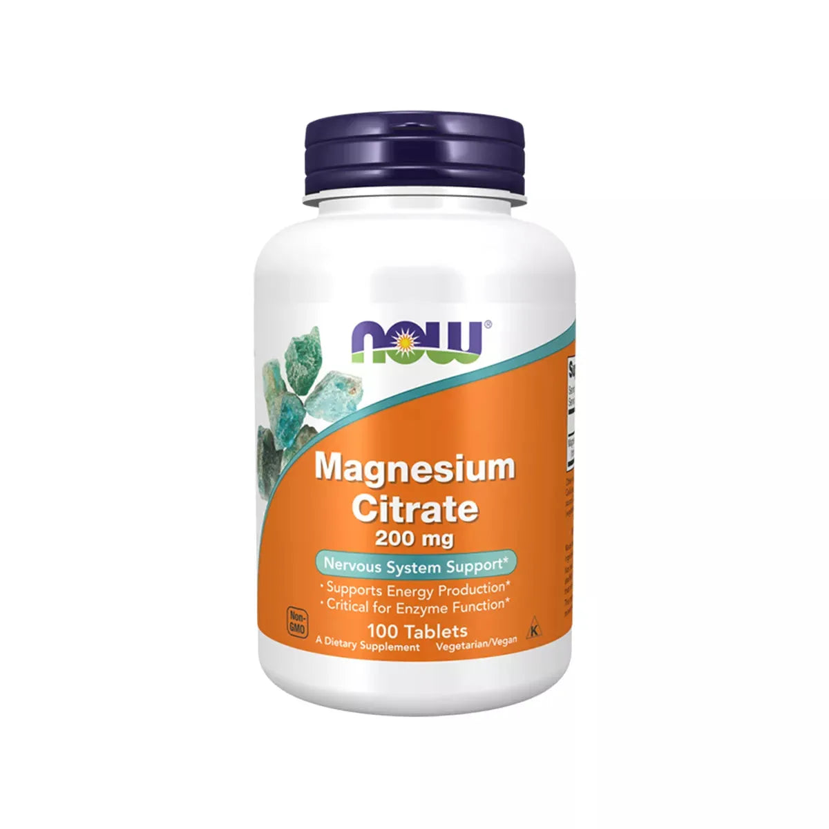Now - Magnesium Citrate 200 mg - GOLDFARMACI