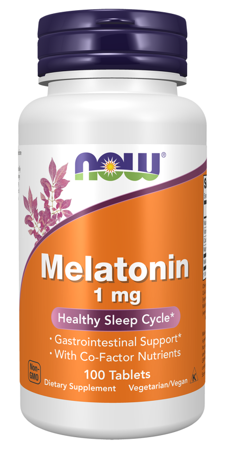NOW Melatonin 1 mg 100 Tablets