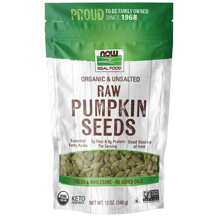 NOW Organic Pumpkin Seeds 340 g
