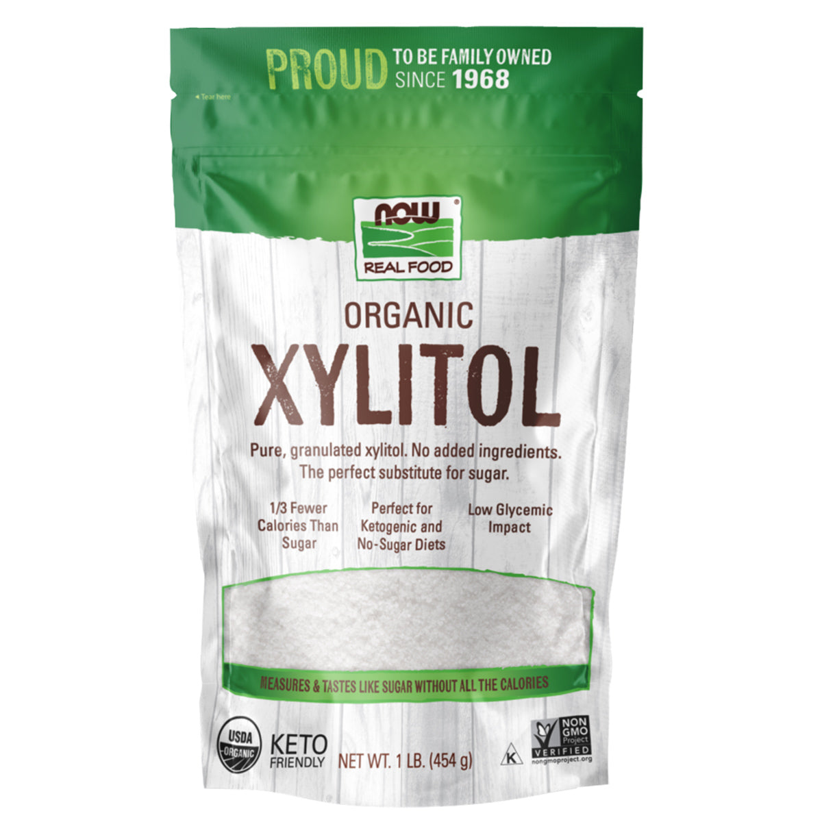 NOW Organic Xylitol 454 g