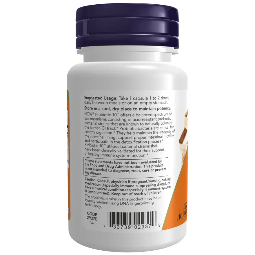 Now - Probiotic-10 25 Billion - GOLDFARMACI