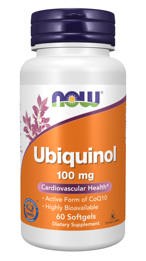 NOW Ubiquinol 100 mg 60 Softgels