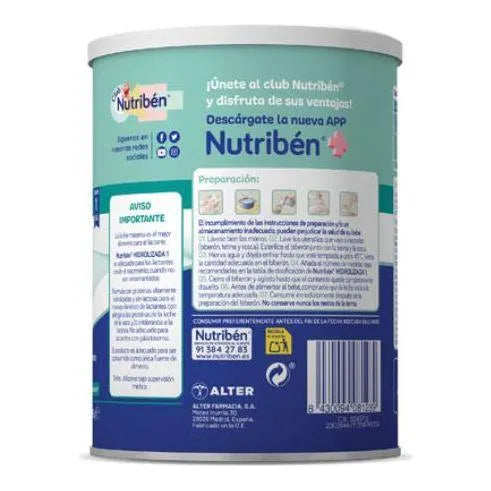 Nutribén - Hydrolysed 1 (0-6m) - GOLDFARMACI