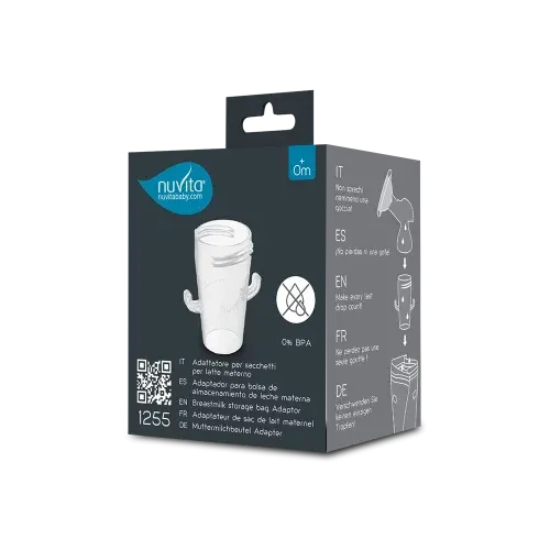 Nuvita - Breast milk storage bags adapter - 1255 - GOLDFARMACI