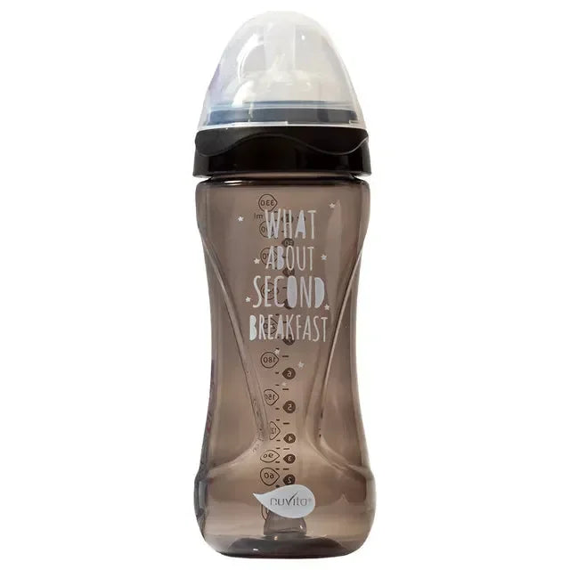 Nuvita - Materno Feel Anti-Colic Baby Bottle (Black) - GOLDFARMACI