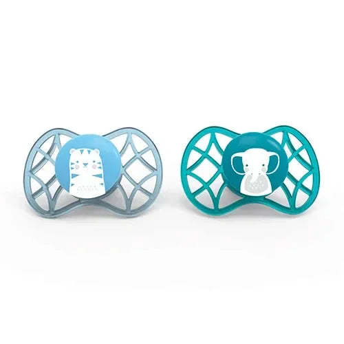 Nuvita - Set of 2 Pacifiers With Orthodontic Teat 6m+ - GOLDFARMACI
