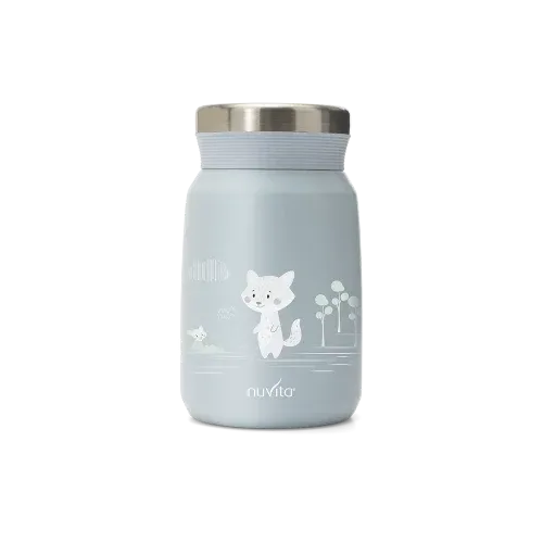 Nuvita - Stainless steel thermal container for liquid and solid food - 4471/ 4472 - GOLDFARMACI