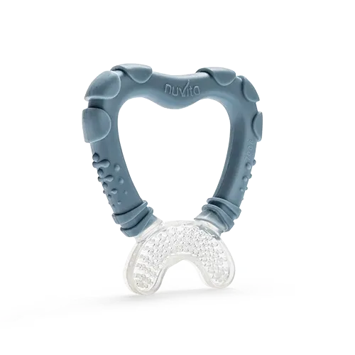 Nuvita - Teether-gum cleaner 4 months + - GOLDFARMACI