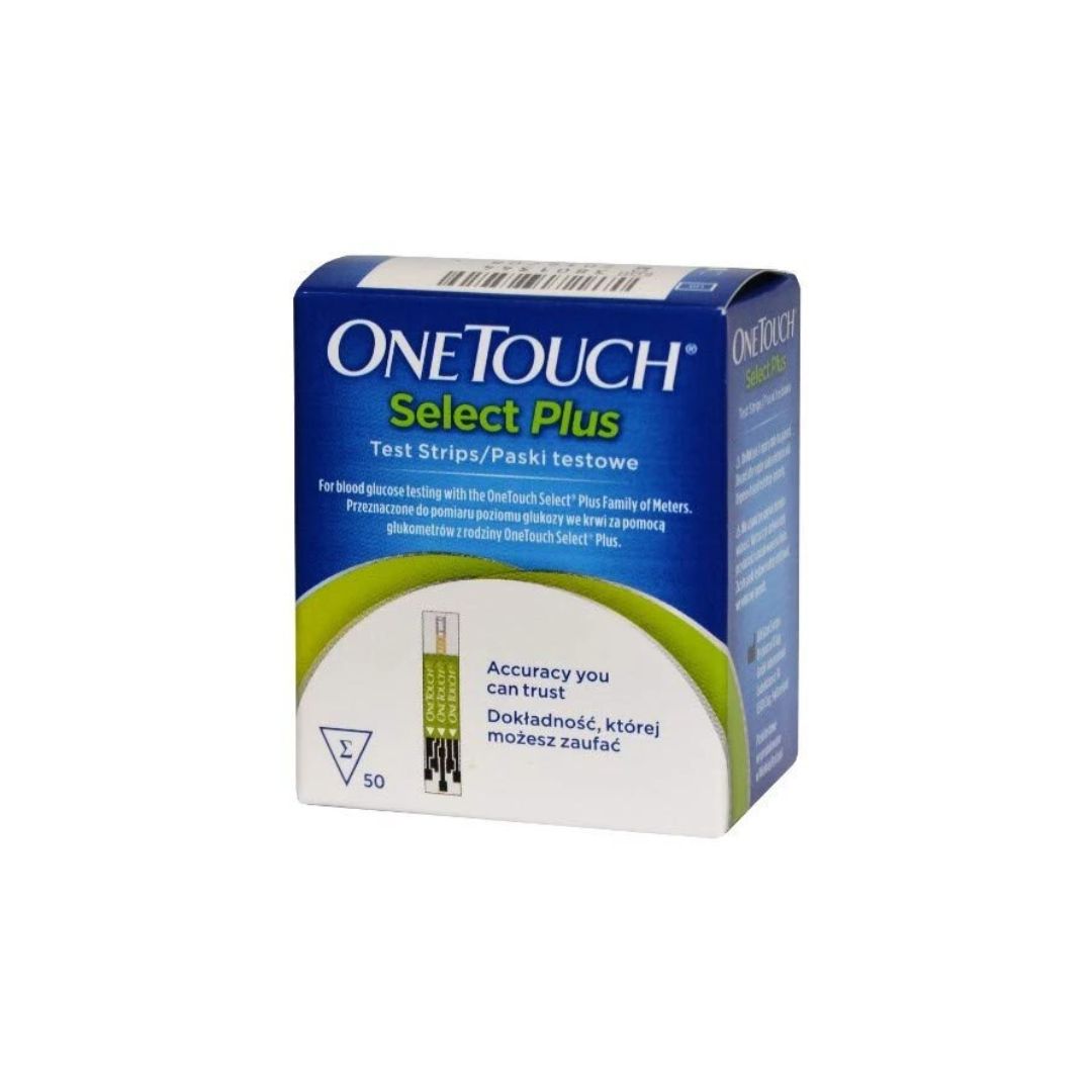 OneTouch - Select Plus Test Strips – 50 Strips
