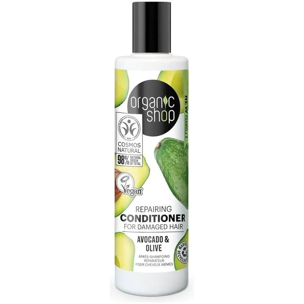 Organic Shop - Avocado & Olive Hair Conditioner - GOLDFARMACI