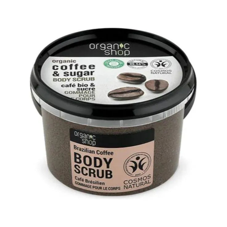 Organic Shop - Coffee & Sugar Exfoliating Body Scrub - GOLDFARMACI